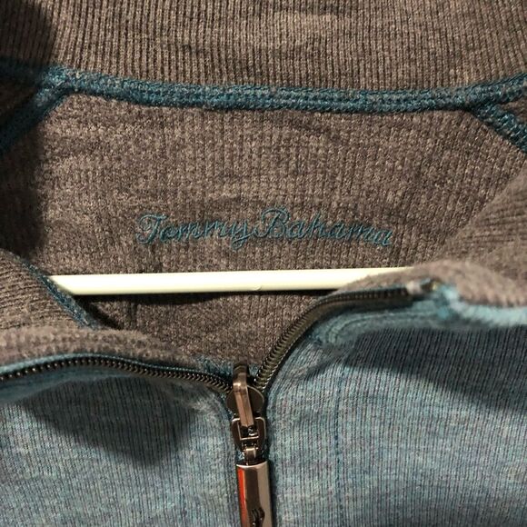 Tommy Bahama Blue Reversible Sweater Men's Sz XL - Picture 2 of 6